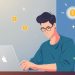 человек использует онлайн-займ с выгодой через смартфон